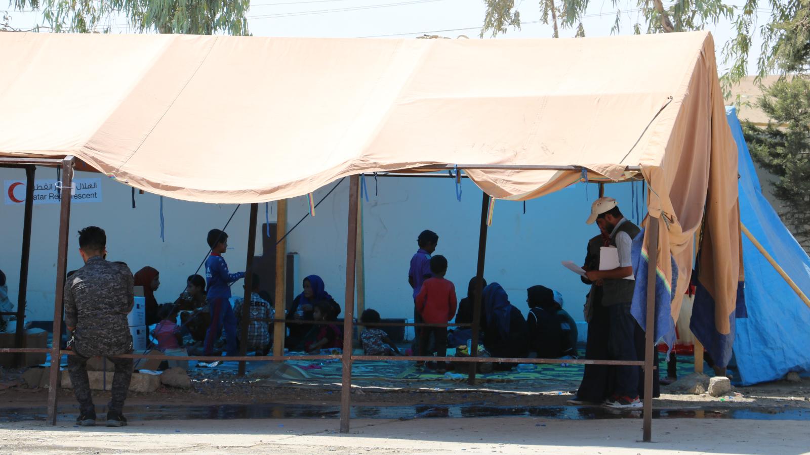 Iraq. Internally displaced families flee Telafar ahead of military operations.